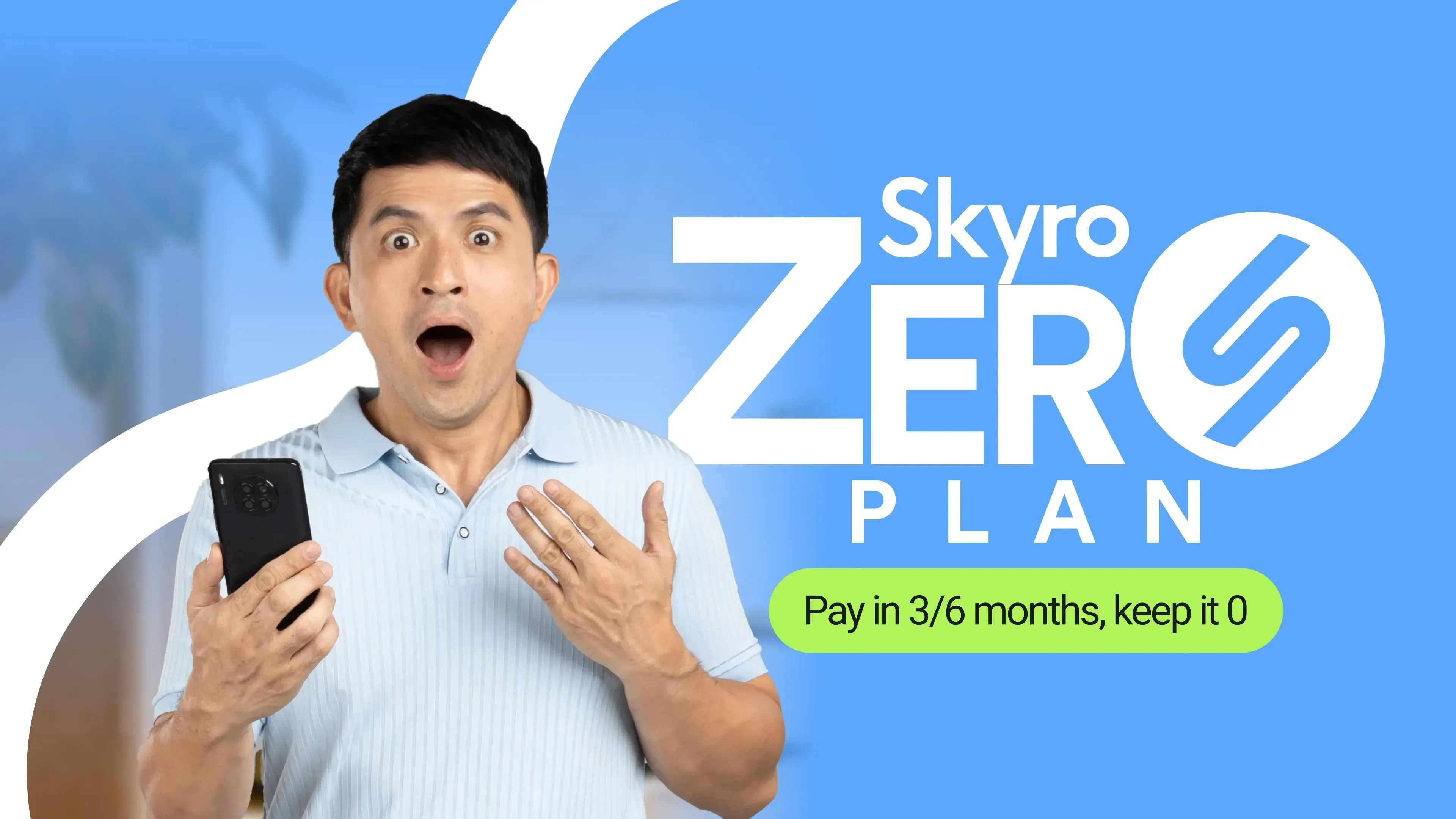 0% interest now possible with Skyro’s Zero Plan