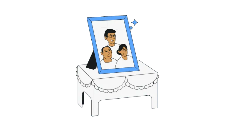 Family photo frame