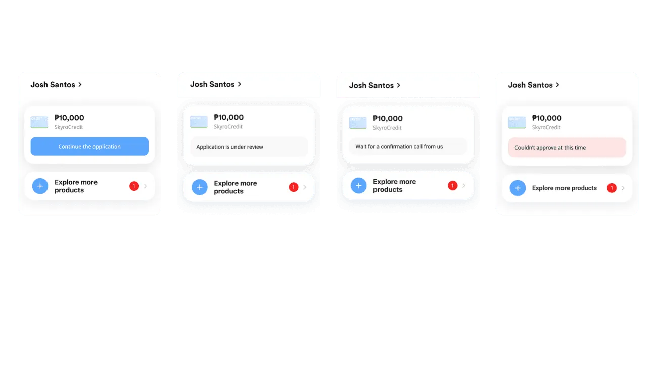 How to check your SkyroCredit application status in the Skyro app