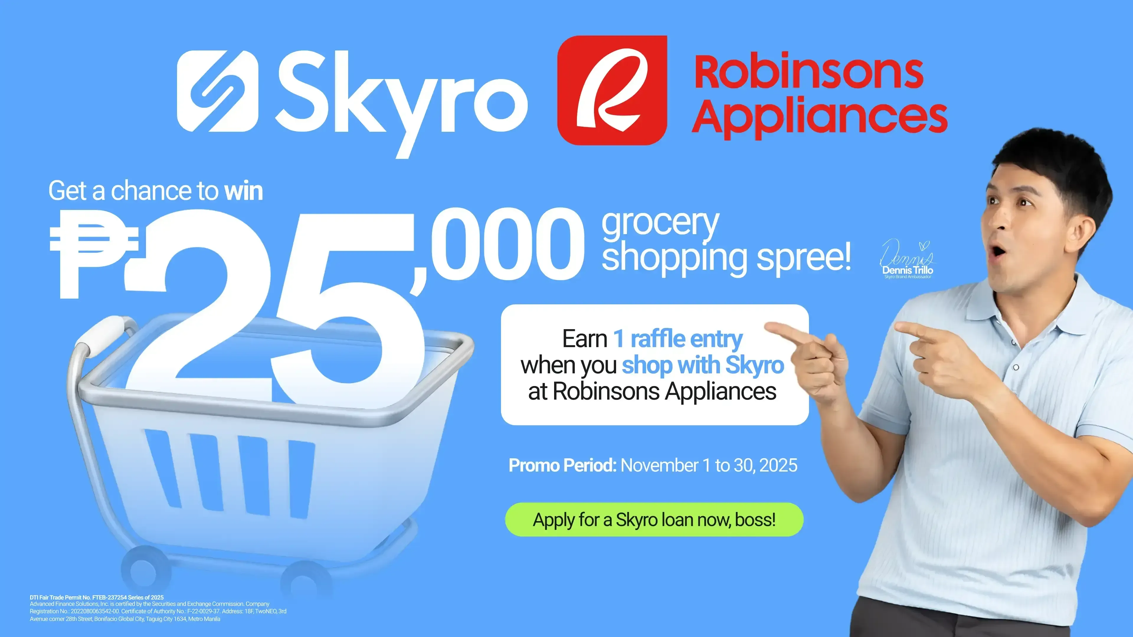 Skyro partners with Robinsons Appliances for their 2025 anniversary promo