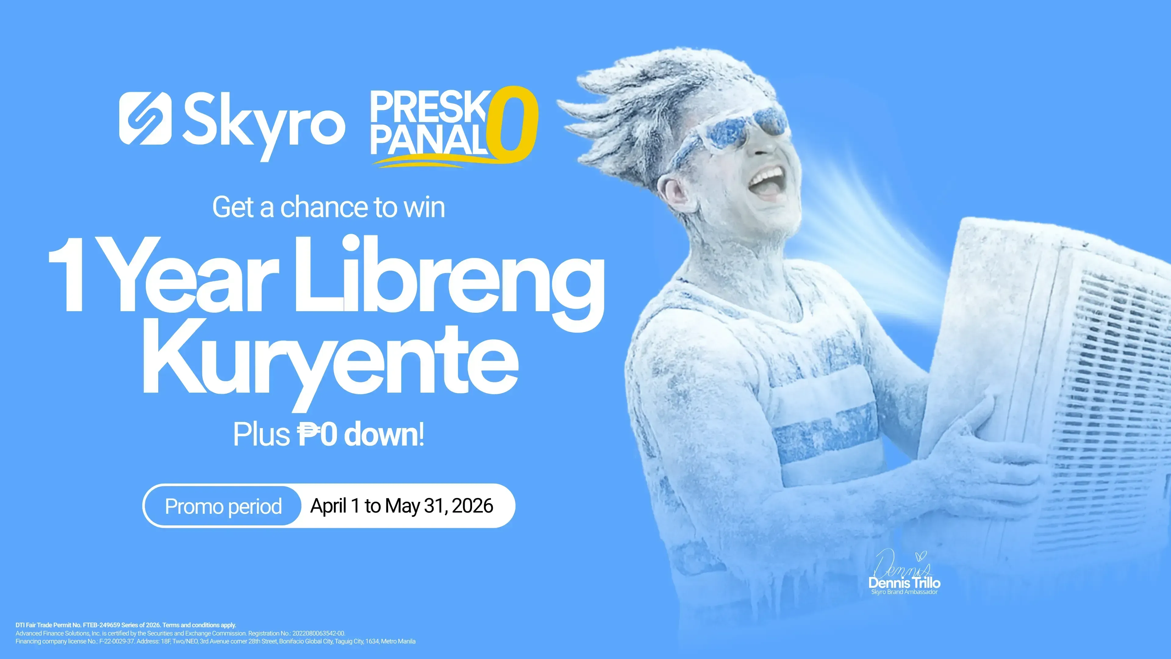 Want to enjoy Free Kuryente for a Year_ Skyro's Presko Panalo makes it possible this summer