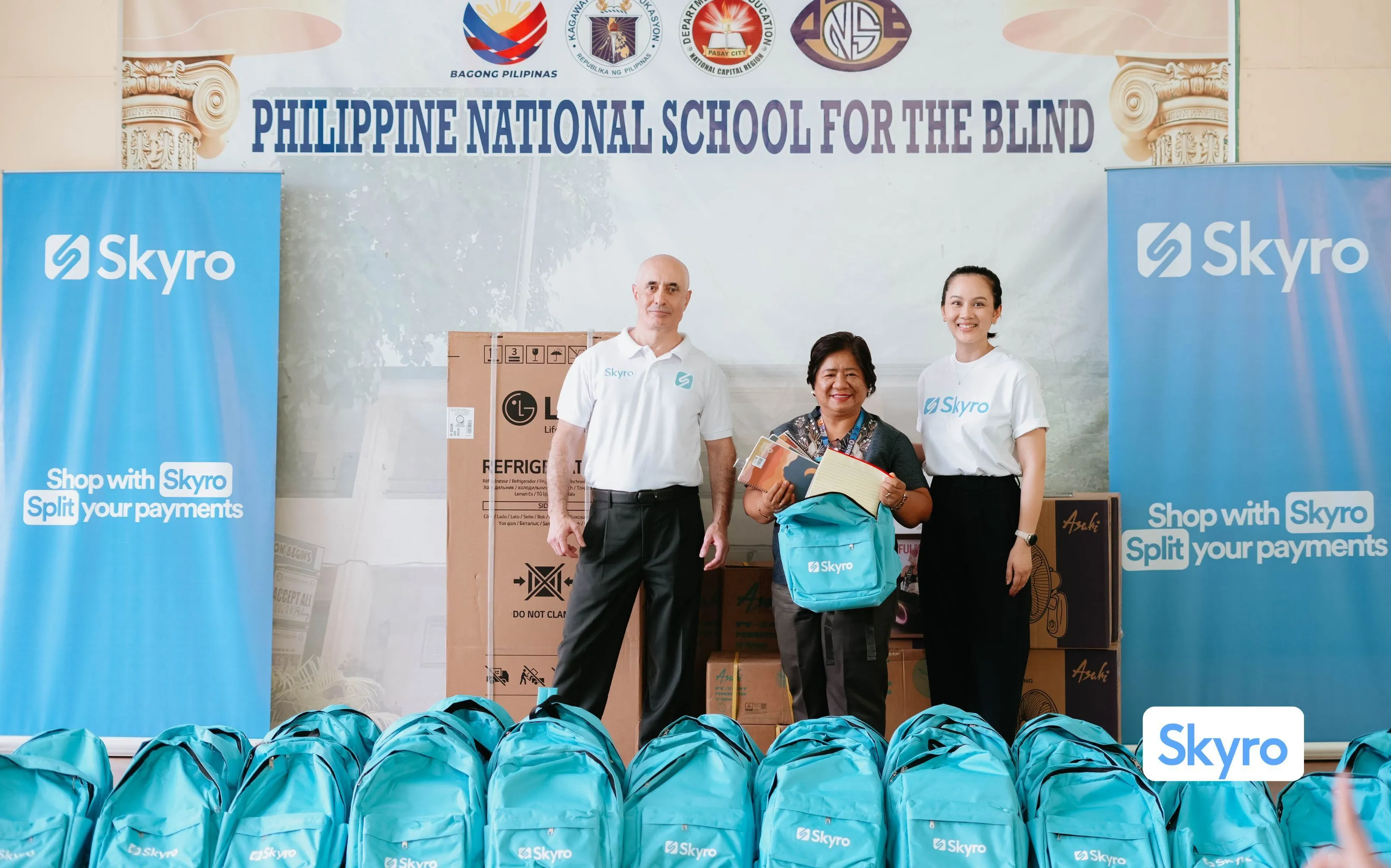 SkyroShares learning resources turnover with PNSB school principal