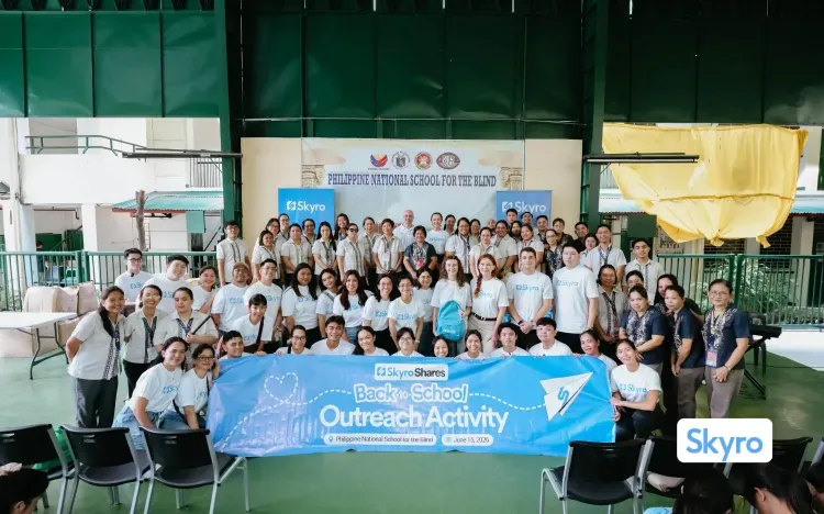 Skyro empowers visually impaired students at the Philippine National School for the Blind